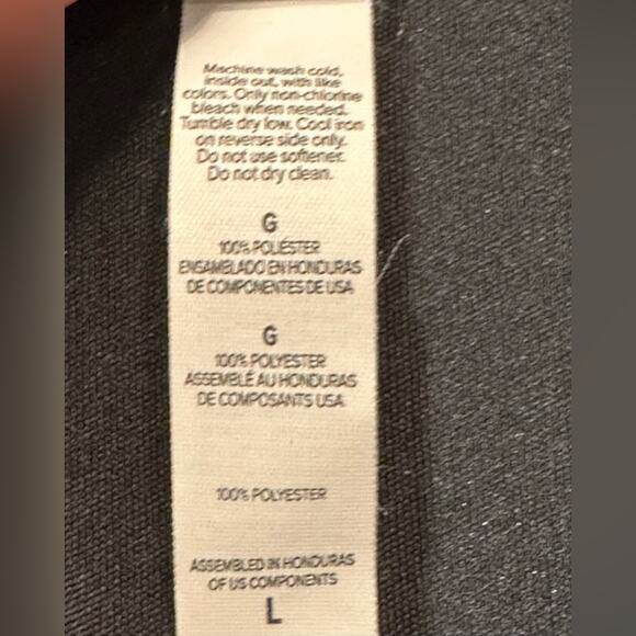 Peloton Mens Large Polyester Long Sleeve Shirt with Chest and Sleeve Logo - Picture 5 of 5